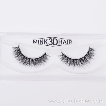 100% real mink lashes natural 3d mink eyelashes